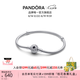 潘多拉（PANDORA）閃耀許愿星鏈扣蛇骨手鏈甜酷百搭七夕情人節(jié)禮物送女友 多色 593584C01 長(zhǎng)度尺寸 18CM