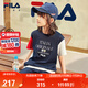 FILA KIDSx原田治聯(lián)名系列斐樂兒童短袖T恤2025夏季大童上衣