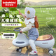 babyhood兒童扭扭車1-3-6歲防側(cè)翻寶寶溜溜車玩具禮物【聲光音樂】太空灰