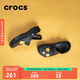 crocs卡駱馳洞洞鞋貝雅男鞋女鞋輕便耐磨一腳蹬拖鞋休閑鞋|10126 黑色-001 41 /42(260mm)
