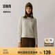 森馬（Semir）森柔毛衫|毛衣女絞花溫柔寬松2024冬圓領(lǐng)刺繡套頭衫109724107002