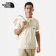 The North Face北面短袖Polo男戶外速干透氣短袖8AV2 卡其色/3X4 XL