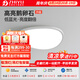 至御客廳主燈吸頂燈極簡(jiǎn)全光譜中山燈具白色鵝卵石組合主臥室套餐 【包安裝】啞白-21W*2-三色變光