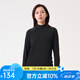探路者抓絨服 女款超輕24秋冬戶外防風(fēng)保暖吸濕透氣抓絨衣TACCCM92360 黑色 M