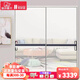 塞納春天 推拉門 廚房衛(wèi)生間門陽(yáng)臺(tái) 定制移門廚衛(wèi)門合金玻璃門 TLB201-雙扇推拉