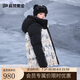 高梵黑金兒童鵝絨服親子戶外鵝絨滑雪服新款男女童羽絨服 挪威森林170