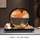 新中式流沙畫沙漏擺件高檔家居酒柜辦公室領(lǐng)導(dǎo)裝飾品開業(yè)禮物輕奢 金山招財(cái)貓流沙畫【金色沙】