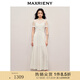 MAXRIENY法式浪漫連衣裙長裙黑白波點(diǎn)高級感超仙連體褲 黑白波點(diǎn) M 02/36