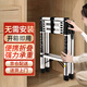 全品屋梯子家用梯折疊伸縮梯鋁合金多功能人字梯登高樓梯工程梯收縮爬梯 航空鋁踏板六步【適用3.6米】 安全穩(wěn)固