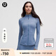 lululemon丨Define 女士運動夾克 * Nulu? 芯吸 LW4CD5S 水洗牛仔藍(lán) 線上專售 XS /4