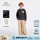 英氏（YEEHOO）兒童套裝男童衛(wèi)衣褲子兩件套秋季休閑運(yùn)動(dòng)秋裝男孩衣服中小童裝 休閑戶外-碳灰 140