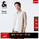 杰克·瓊斯（JACK&JONES）男裝七分袖襯衫男潮流外穿內(nèi)搭休閑純棉襯衣長(zhǎng)兩穿春秋衣服 C13 牛津沙 常規(guī) C13 牛津沙 M 175