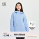 KOLON SPORT/可隆防水沖鋒衣 女子戶外休閑2L防透濕徒步露營(yíng)夾克外套 LKJK4MTT02-SK 天空藍(lán) 160/S