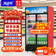 威孟特【金榜TOP】冷藏展示柜飲料酒水冰柜商用冷柜水果冷藏保鮮柜大容量超市便利店立式啤酒柜 大雙門【循環(huán)風(fēng)冷無霜】紅黑120*60*200cm