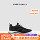 CHERY KALLY【星云片段】潮牌時(shí)尚德訓(xùn)鞋女士2025新款秋季黑色尖頭休閑鞋子 黑色 37