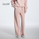 Laurèl【長(cháng)絨棉】新款休閑寬松運動(dòng)褲女LWD366K015DX 淺粉色 M