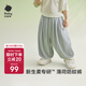 babycare薄荷兒童褲子運動休閑褲嬰兒春裝寶寶工裝褲夏季 星野灰 80 