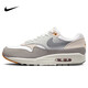 耐克NIKE休閑鞋男子氣墊AIR MAX 1運動(dòng)鞋IB1492-121白灰/卡其42