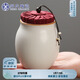 蘇氏陶瓷（SUSHI CERAMICS）茶葉罐脂白簡約密封罐陶瓷儲物罐之茶具配件