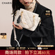 CharisKitty小c&k菱格單肩包包女式2025新款輕奢手提包斜挎包七夕禮物送女友 Beige米白色 【CK七夕專屬禮物】