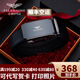 法萊阿瑪尼（FALAMAONE）男士皮帶自動(dòng)扣真皮輕奢商務(wù)腰帶男頭層牛皮休閑褲帶生日禮物 槍色【專柜禮盒】 120cm -改長度下單備注或聯(lián)系客服