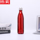 眾姝德國進(jìn)口品質(zhì)大容量小口保溫杯不銹鋼男女便攜運動(dòng)水杯戶(hù)外創(chuàng  )意可 酒紅色1000杯刷