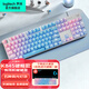 羅技（Logitech）K845機(jī)械鍵盤(pán) 有線(xiàn)鍵盤(pán) 辦公電腦打字鍵盤(pán)  電競(jìng)游戲發(fā)光全尺寸個(gè)性化定制鍵帽 羅技K845紅軸 藍(lán)色妖姬