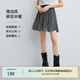 迪賽尼斯（DESIGNICE）2025年夏季新款通勤氣質(zhì)雪紡碎花短裙法式優(yōu)雅高腰半身裙 花色 XL
