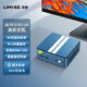 凌壹英特爾12代N100/N150/N97迷你主機四核WIFI6雙2.5G網(wǎng)口NAS軟路由miniPC 4K商務(wù)辦公TYPE-C臺式電腦 青春版 N150 D4【雙硬盤(pán)位 單網(wǎng)千兆】星際藍 【準系統+