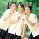 白襯衫女夏短袖jk制服套裝高中生初中生畢業(yè)服班服校服日系學(xué)院風(fēng) 女白短袖（刺繡)+黑中裙+細(xì)交叉 M