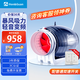 Hon&Guan 鴻冠靜音管道風機6寸新風變頻換氣扇排氣扇廚房衛(wèi)生間油煙抽風機  8寸HDD-200P（普通雙速款）