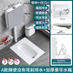 恒潔HEGII家用蹲便器陶瓷蹲坑明裝水箱套裝衛(wèi)生間便池大管道 18cm高/A款含水箱(無彎前排水)
