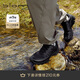 愛步（ECCO）BIOM運動鞋男 登山越野防水戶外老爹鞋 健步C蹤跡803254 黑色42