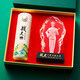 禮言 定制退伍軍人紀念品退役創(chuàng  )意禮品送戰友禮物兄弟戰士老兵留念 保溫杯+冰山握qiang款