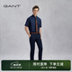 GANT【亞洲版型】GANT/甘特春季男士商務(wù)通勤直筒休閑褲百搭舒適長褲 410海洋藍(lán)色 34