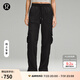 lululemon丨Dance Studio 女士寬松剪裁中腰工裝褲 拒水 LW5GILS 黑色 線上專售 L