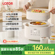 LOTOR電燉鍋家用電燉盅隔水燉燉湯盅燉湯鍋嬰兒輔食鍋燕窩燉盅大容量煲湯煮粥鍋電蒸鍋 一鍋五膽蒸籠款-共 4.5L