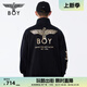 BOY LONDON【黑執(zhí)事】春男女同款黑色潮酷針織外套N12801 黑色 XS