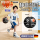 颯望【德國】室內(nèi)無聲超靜音籃球兒童7號5訓(xùn)練不掉渣高彈力家用 7號黑色烈火【六代專利款_高彈不掉渣】 3號籃球【1至3歲】，5號籃球【4