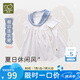 拉比拉比童裝兒童連衣裙2024夏季女童短袖裙子 100