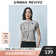 UR2025秋季新款女立體蝴蝶結花朵裝飾短袖針織開(kāi)衫UYY950057 冷灰 L