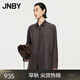 JNBY/江南布衣秋冬新品襯衫女薄款靜奢優(yōu)雅寬松長袖H型5O7210690 206/深褐 M
