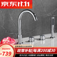 科勒（KOHLER）全銅浴缸五孔冷熱水龍頭花灑缸邊式龍頭分體五件套坐式旋轉水 銀色五件套水龍頭