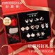 紀(jì)思梵（CHEESEFAN）輕奢時(shí)尚飾品耳釘女一周耳環(huán)高檔首飾紀(jì)念日生日禮物女送女友老婆 浪漫一周-玫瑰金色【倉(cāng)次日達(dá)】