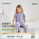 junejunior兒童家居服套裝春夏薄款男女童短袖莫代爾居家睡衣百搭夏季空調(diào)服