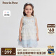 PawinPaw【商場(chǎng)同款】卡通小熊童裝25春夏新女童公主裙禮服連衣裙 Blue藍(lán)色/50 100
