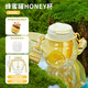 膳魔師（THERMOS）檀健次同款Tritan夏季水杯大容量大肚杯戶外便攜水壺TCSZ 黃色 960ml 玩偶掛件+白色茶倉