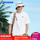 斐樂（FILA）FUSION潮牌情侶多彩短袖T恤2025新款男女短T時尚大logo短袖 標(biāo)準(zhǔn)白-WT M 170/92A 【寬松版型】