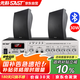 先科（SAST）DW70套裝30W壁掛式音響音箱喇叭120W功放店鋪商用工程會(huì)議舞蹈室家用餐廳公共廣播背景音樂一拖二