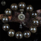 盤(pán)雅金絲楠木陰沉木手串高端閃電紋水波考公上岸轉運佛珠 20mm-金絲綠